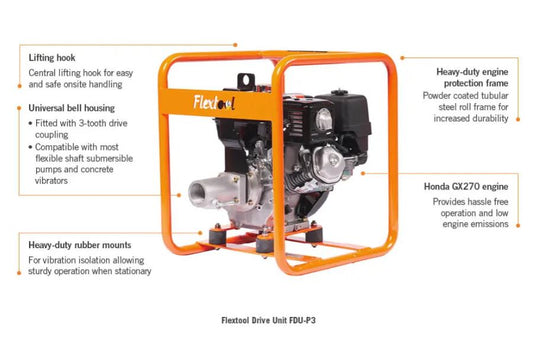 DRIVE UNIT PETROL 9HP (HEAVY DUTY)
