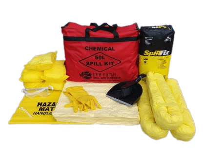 50L Chemical Spill Kit with Floor Sweep – Site Investigation Supply